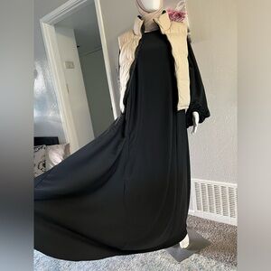 Puffer coat with lantern sleeve Arabian dress😍 hijab niqab jilbab scarf abaya